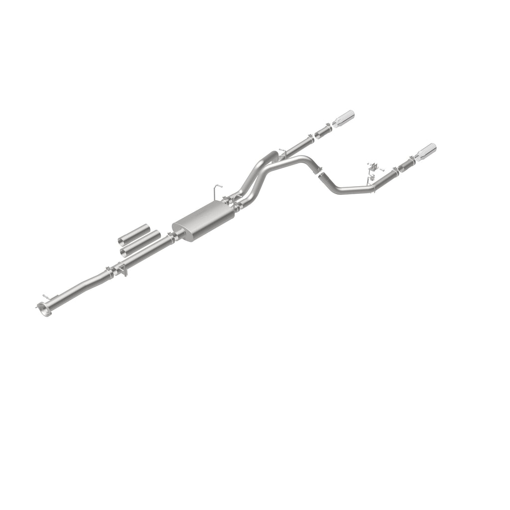 MagnaFlow Exhaust Products 19027 Street Series Polished Cat-Back System for Select Chevrolet Silverado HD, Chevrolet Silverado HD, GMC Sierra HD, GMC Sierra HD
