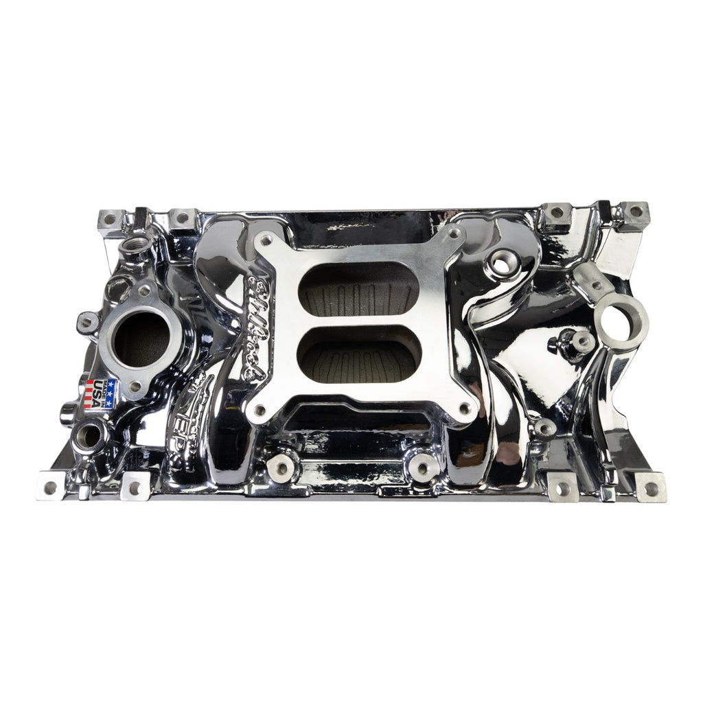 Perf-Eps-Manifold-For-Small-Block-Chevy-Vortec,-Chrome-Plasma-Finish