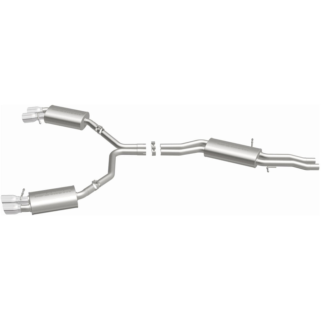 MagnaFlow Exhaust Products 15599 Touring Series Polished Cat-Back System for Select Audi S4