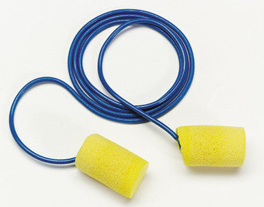 3M 311-1101 E-A-R Classic Earplugs, Corded, Poly Bag