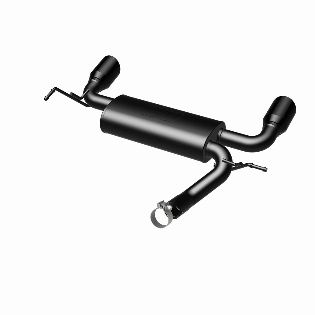 MagnaFlow Exhaust Products 15160 Street Series Black Coated Axle Back System for Select Jeep Wrangler, Jeep Wrangler JK