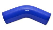 Load image into Gallery viewer, 4-Ply-Reinforced-Silicone-Elbow-Connector---2.5In-I.D.---45-Deg.-Elbow-(Blue)