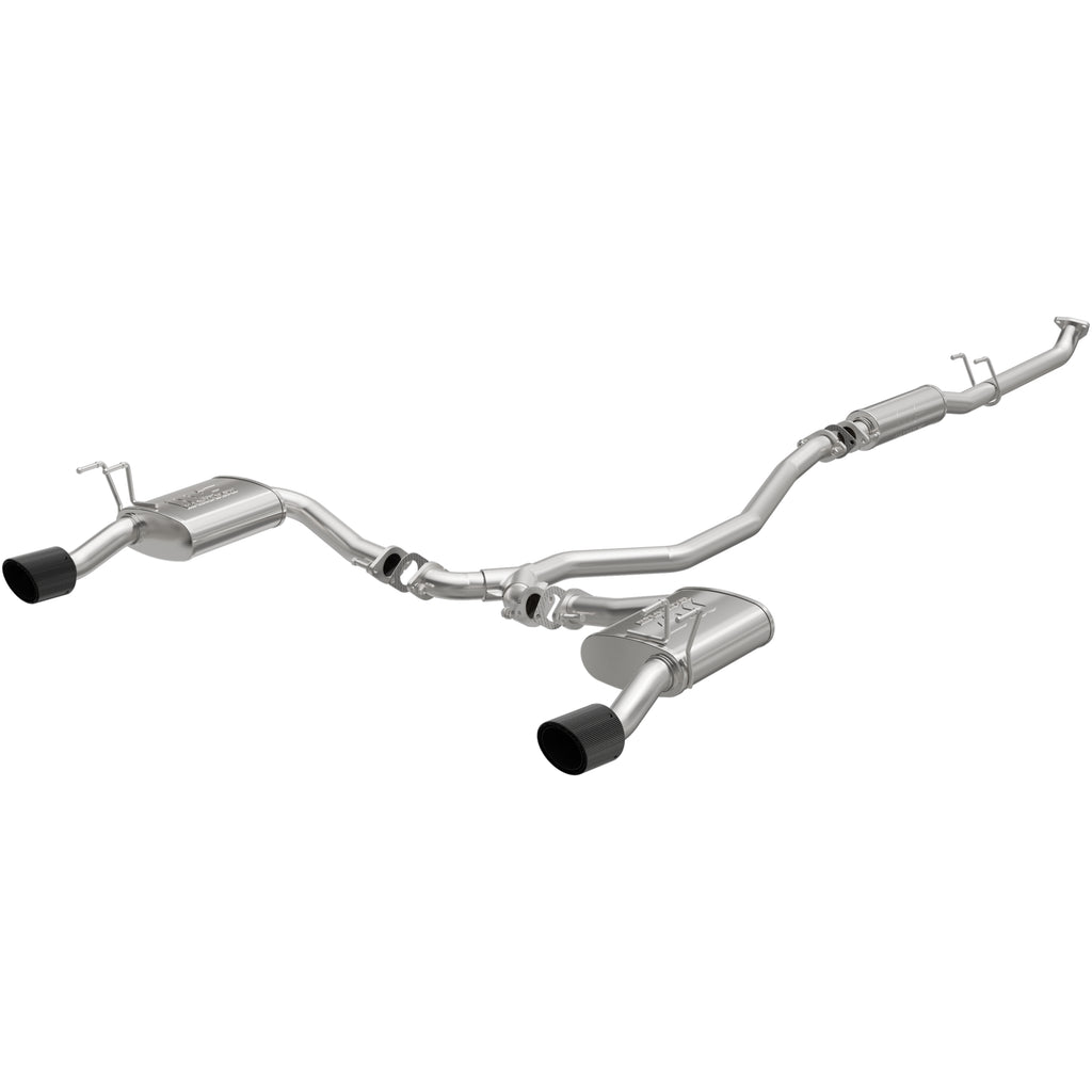 MagnaFlow Exhaust Products 19612 NEO Series Carbon Fiber Tips Cat-Back System for Select Honda Civic