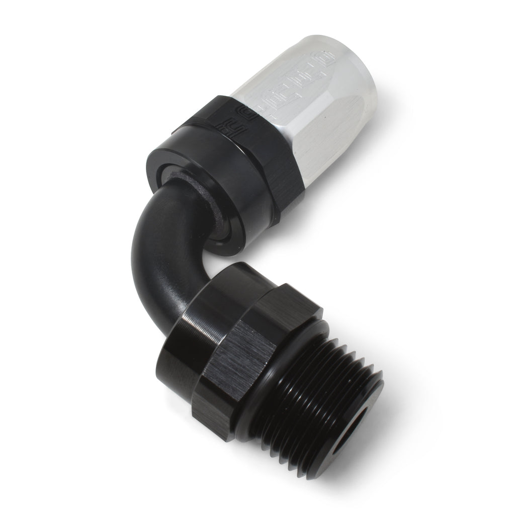 Performance-Swivel-Hose-End-Assy-10-An-Male-Sae-Port-To-8-Hose-90-Deg-ClrBlk-Anodized