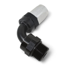 Load image into Gallery viewer, Performance-Swivel-Hose-End-Assy-10-An-Male-Sae-Port-To-8-Hose-90-Deg-ClrBlk-Anodized
