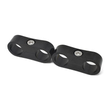 Load image into Gallery viewer, Hose-Separator-For--8-Braided-Hose---Black-Anodized-(2-Pack)
