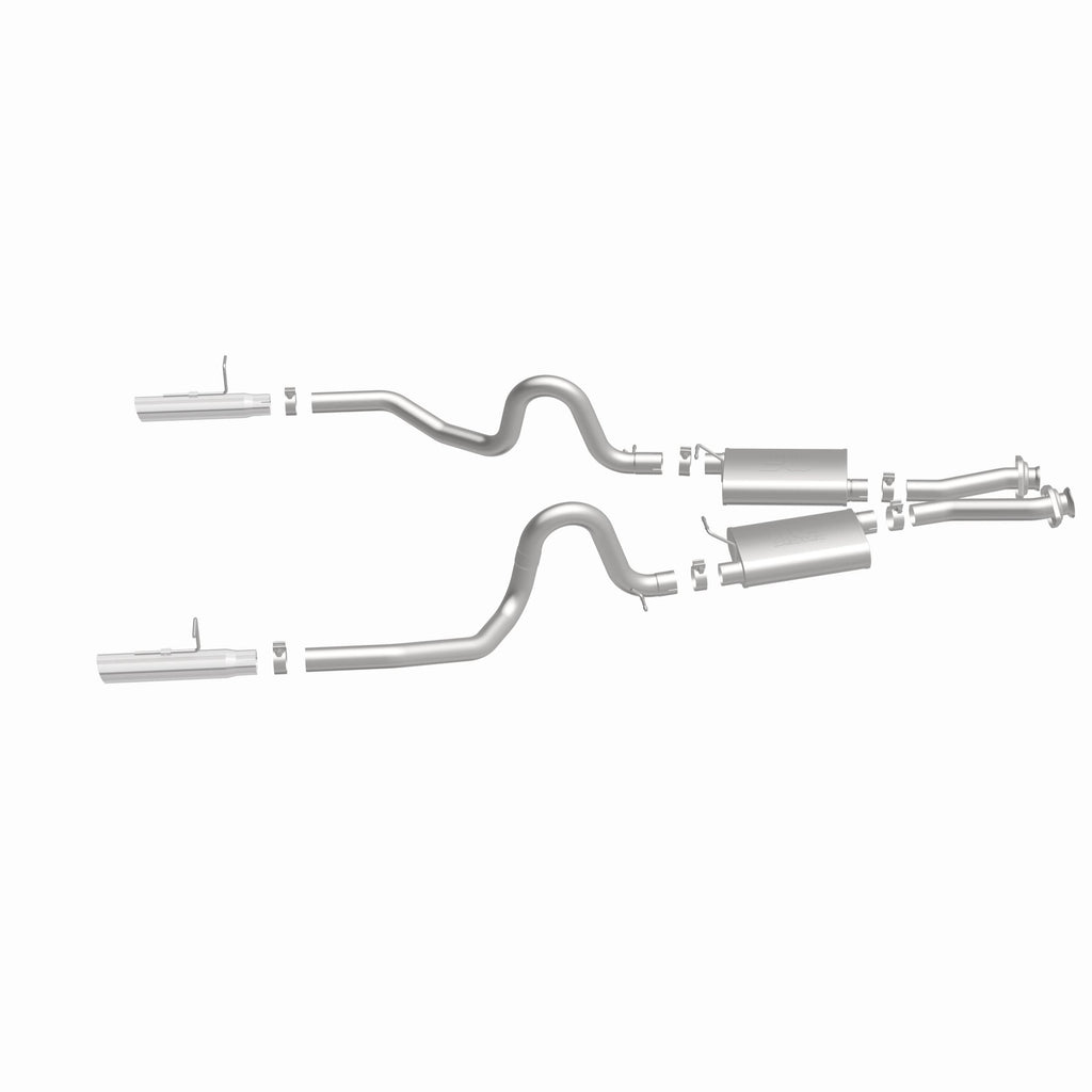 MagnaFlow Exhaust Products 15630 Street Series Polished Cat-Back System for Select Ford Mustang