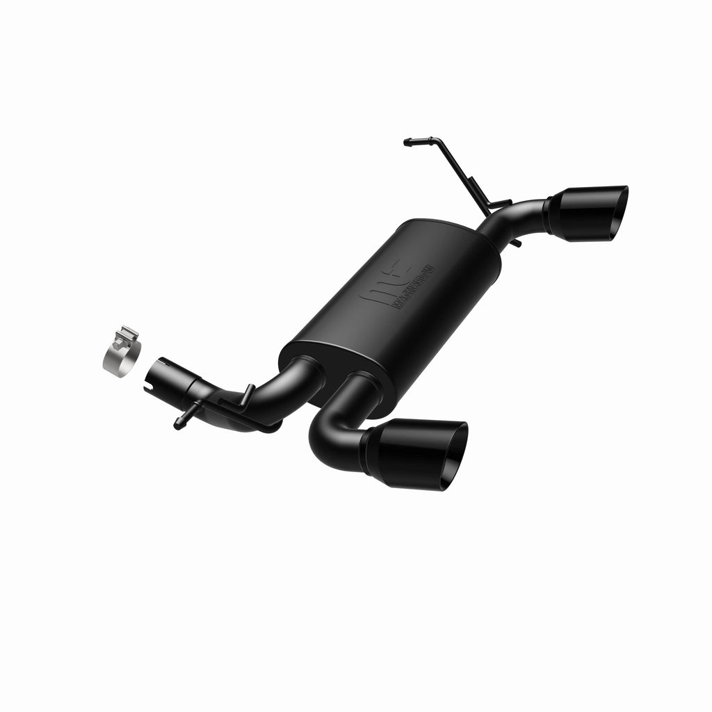 MagnaFlow Exhaust Products 15160 Street Series Black Coated Axle Back System for Select Jeep Wrangler, Jeep Wrangler JK
