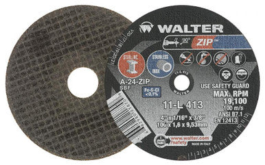 Walter 11L413 4X1/16X3/8 Zip Cut-Off Wheels