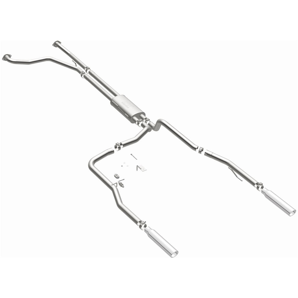 MagnaFlow Exhaust Products 15582 Street Series Polished Cat-Back System for Select Nissan TITAN
