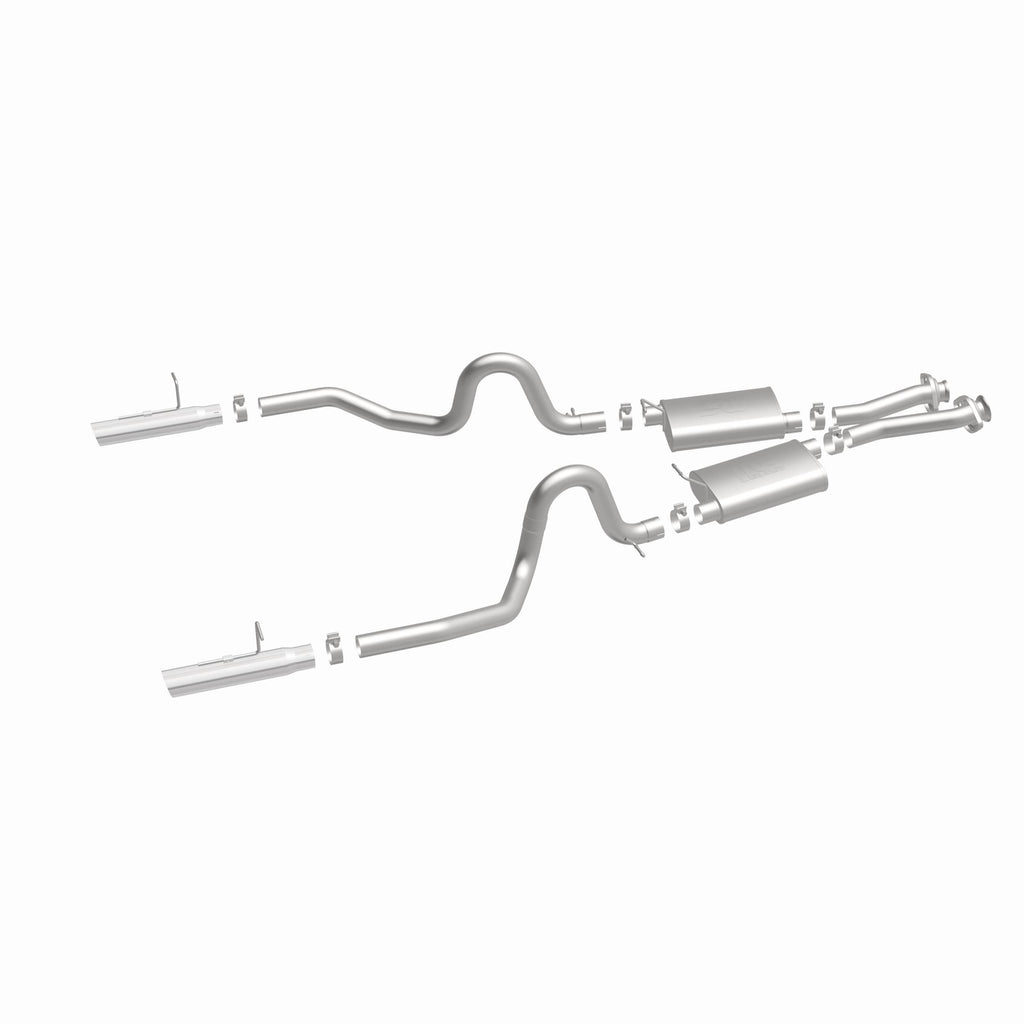 MagnaFlow Exhaust Products 15630 Street Series Polished Cat-Back System for Select Ford Mustang