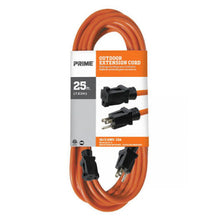 Load image into Gallery viewer, Prime Wire EC501625 25Ft 16/3 SJTW Orange Extension Cord