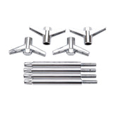 Edelbrock 4400 2-Piece Valve Cover Wing Bolts Chrome