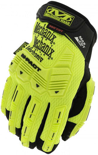 Mechanix Wear MCMPT-X91-010 Max Cut™ M-Pact® F9-360, Fluorescent Yellow, Large