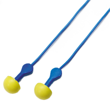 Load image into Gallery viewer, 3M 311-1114 E-A-R EXPRESS Pod Plugs Earplugs, Corded, Blue Grips, Pillow Pack