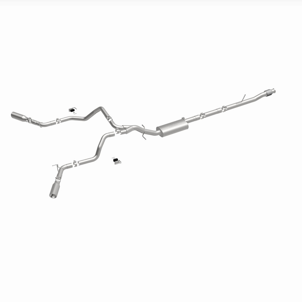 MagnaFlow Exhaust Products 19473 Street Series Polished Cat-Back System for Select Chevrolet Silverado 1500, Chevrolet Silverado LTD, GMC Sierra 1500, GMC Sierra Limited