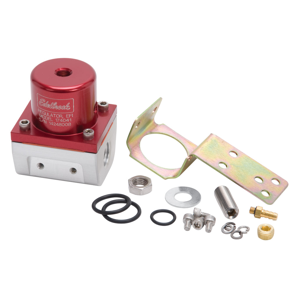 Fuel-Pressure-Regulator-Efi-180-Gph-35-90-Psi--6-InOut--6-Return-RedClear