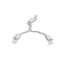 Load image into Gallery viewer, MagnaFlow Exhaust Products 16598 Sport Series Polished Cat-Back System for Select Audi S5