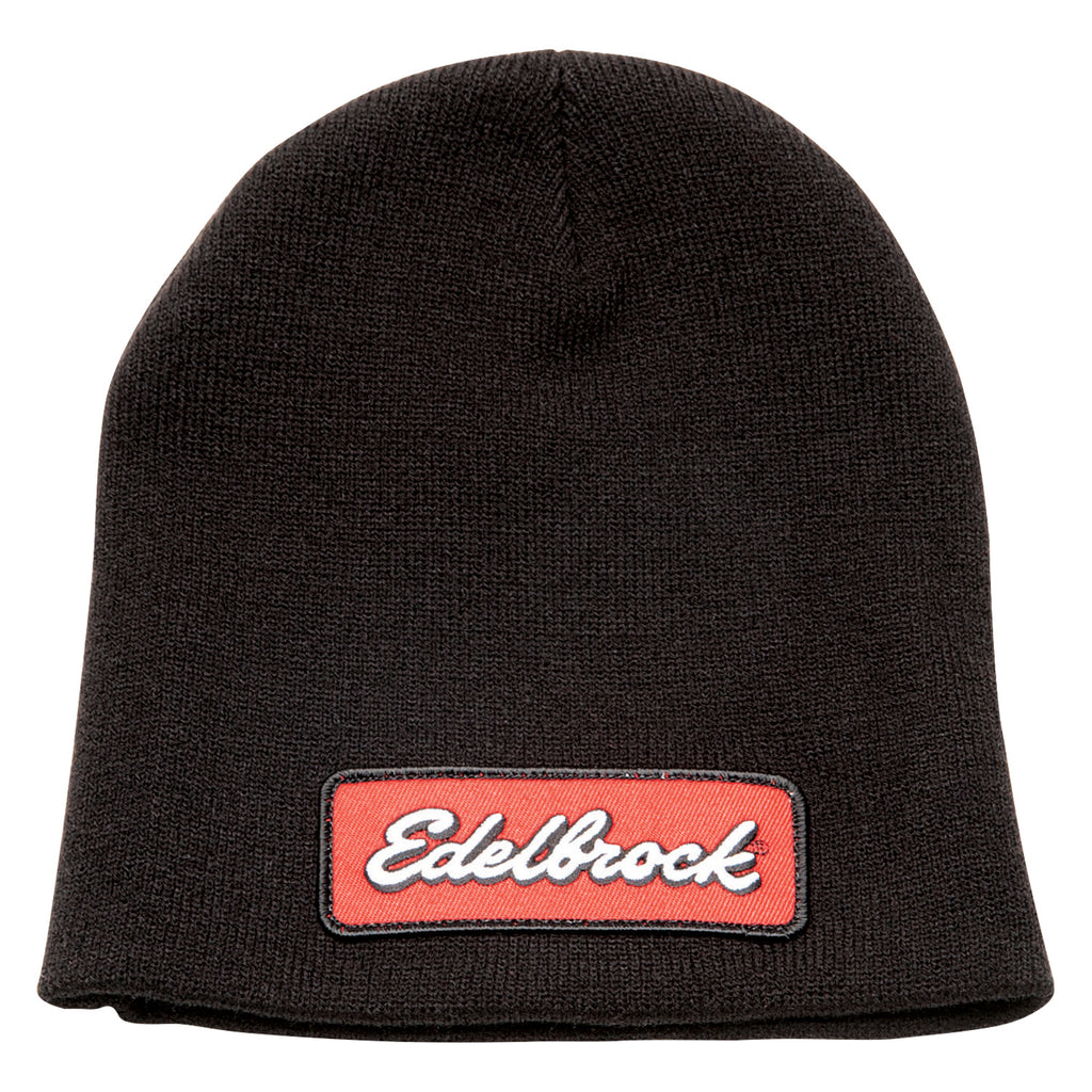 Beanie-Edelbrock-Badge-Skull-Black