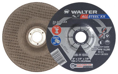 Walter 08H600 HP XX 6X1/4X7/8 T27 Grinding Wheel