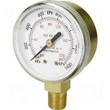 Load image into Gallery viewer, Weld-Mate NT619 Brass Gauge 2&quot;Diameter - 400 PSI
