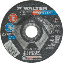 Load image into Gallery viewer, Walter 08N504 5X5/32 A-36 Pipefitter