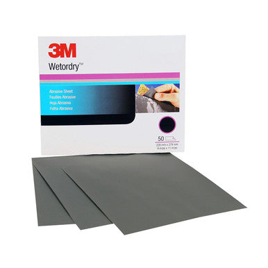3M 02042 Wetordry Abrasive Sheet, P240, 9 in x 11 in