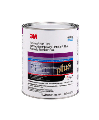 3M 01131 Platinum Plus Filler, 1 gal