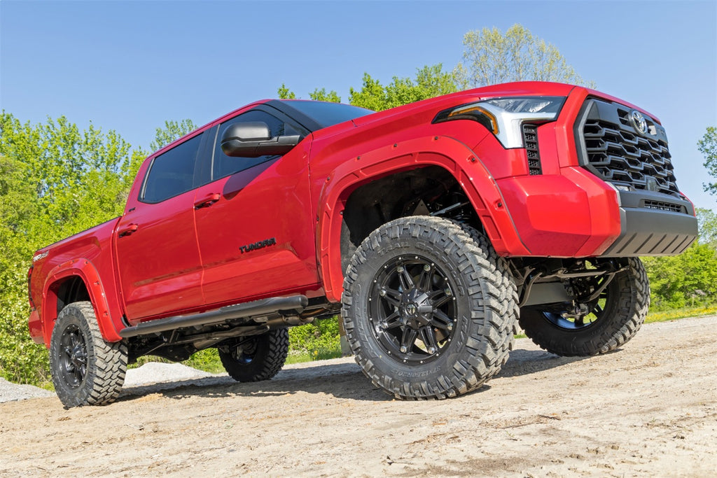 Rough Country A-T02224-RCGB Pocket Fender Flares for Select Toyota Tundra