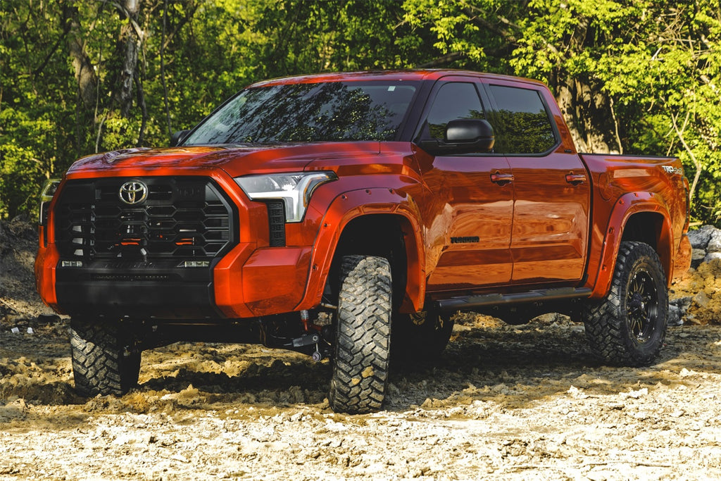Rough Country A-T02224-RCGB Pocket Fender Flares for Select Toyota Tundra