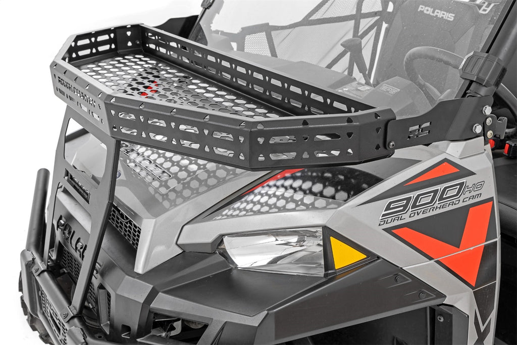 Rough Country 93148 Cargo Rack for Select Polaris Ranger EPS, Polaris Ranger Premium, Polaris Ranger 900 XP, Polaris Ranger 900 XP Deluxe, Polaris Ranger 900 XP EPS, Polaris Ranger 900 XP EPS Browning LE, Polaris Ranger 900 XP EPS Deluxe, Polaris Ranger