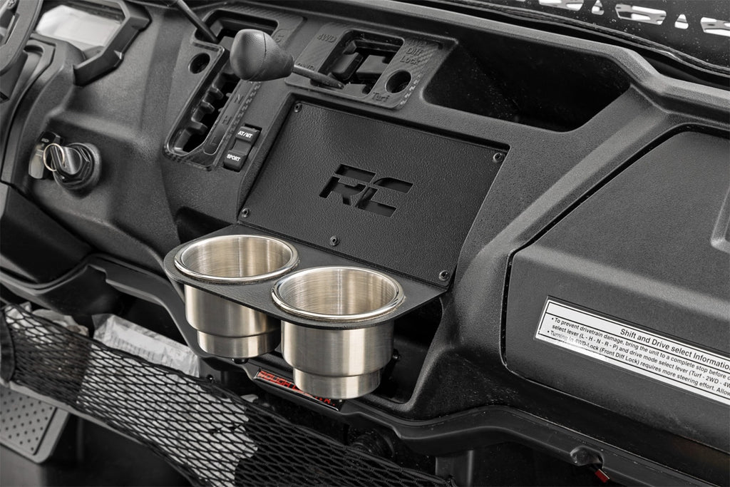 Rough Country 92058 Cup Holder for Select Honda SXS1000M3 Pioneer 1000, Honda SXS1000M5 Pioneer 1000-5, Honda SXS1000M5 Pioneer 1000-5 Limited Edition