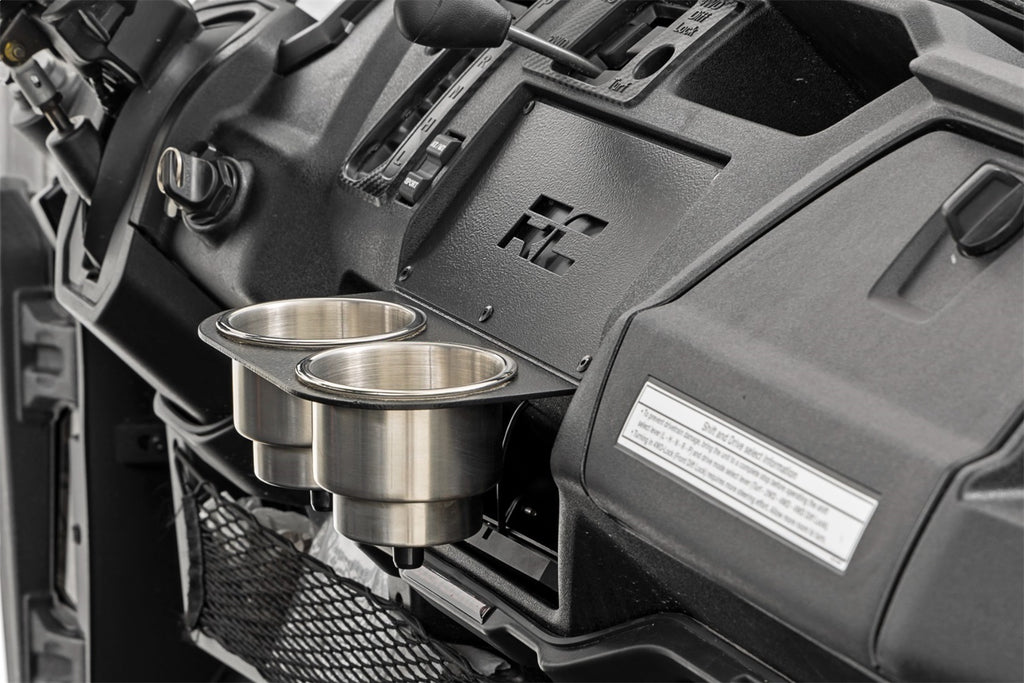 Rough Country 92058 Cup Holder for Select Honda SXS1000M3 Pioneer 1000, Honda SXS1000M5 Pioneer 1000-5, Honda SXS1000M5 Pioneer 1000-5 Limited Edition