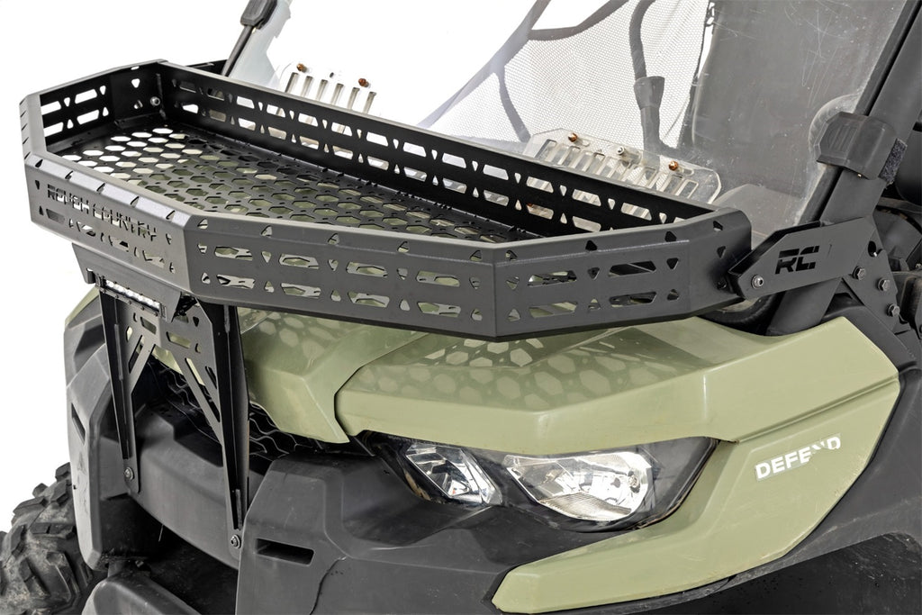 Rough Country 97074 Cargo Rack for Select Can-Am Defender DPS HD10, Can-Am Defender DPS HD8, Can-Am Defender DPS HD9, Can-Am Defender HD10, Can-Am Defender HD10 6X6 DPS, Can-Am Defender HD10 6X6 XT, Can-Am Defender HD10 Limited, Can-Am Defender HD10