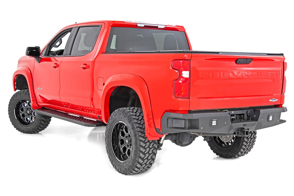 Rough Country 44002 Running Boards for Select Chevrolet Silverado 1500, Chevrolet Silverado HD, Chevrolet Silverado HD, GMC Sierra 1500, GMC Sierra HD, GMC Sierra HD