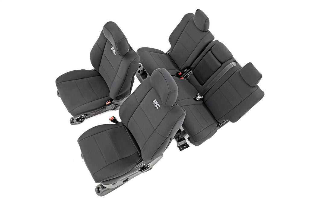 Rough Country 91046 Seat Cover Set for Select Jeep Grand Cherokee, Jeep Grand Cherokee WK