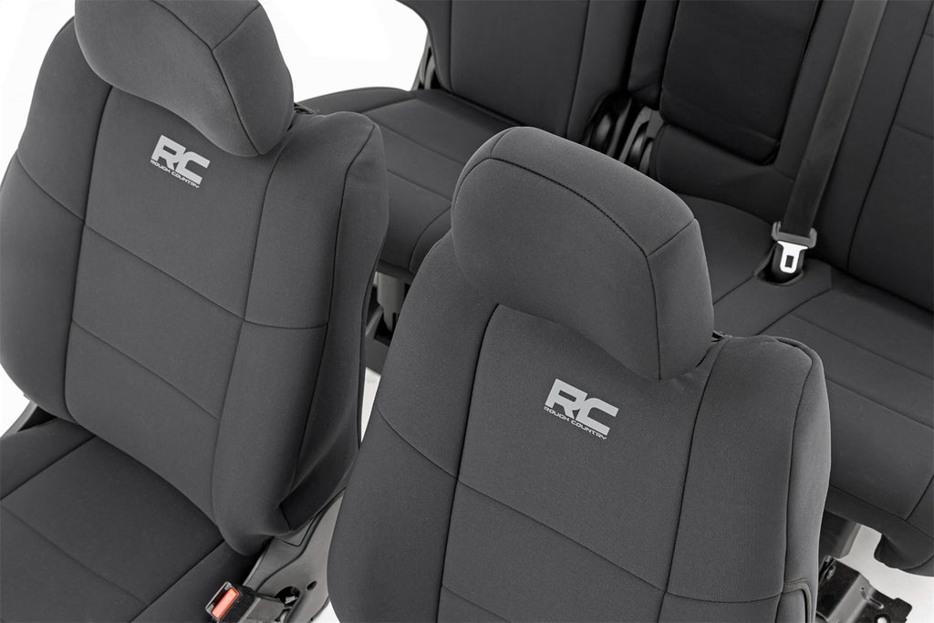 Rough Country 91046 Seat Cover Set for Select Jeep Grand Cherokee, Jeep Grand Cherokee WK