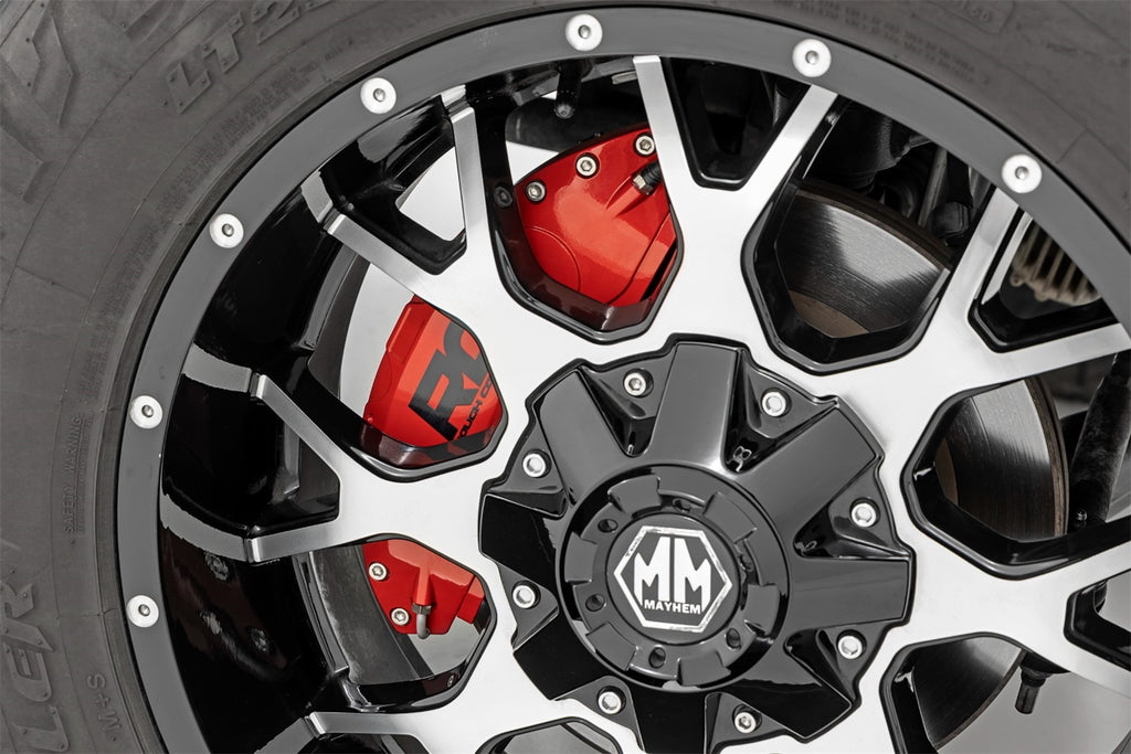 Rough Country 71119 Brake Caliper Covers for Select Chevrolet Silverado HD, GMC Sierra HD, GMC Sierra HD