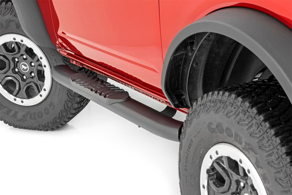 Rough Country 21012 Oval Nerf Step Bar for Select Ford Bronco