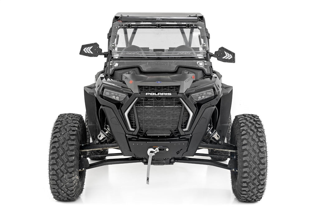 Rough Country 93157 Winch Mounting Plate for Select Polaris RZR Turbo S, Polaris RZR Turbo S Lifted Lime LE, Polaris RZR Turbo S Velocity