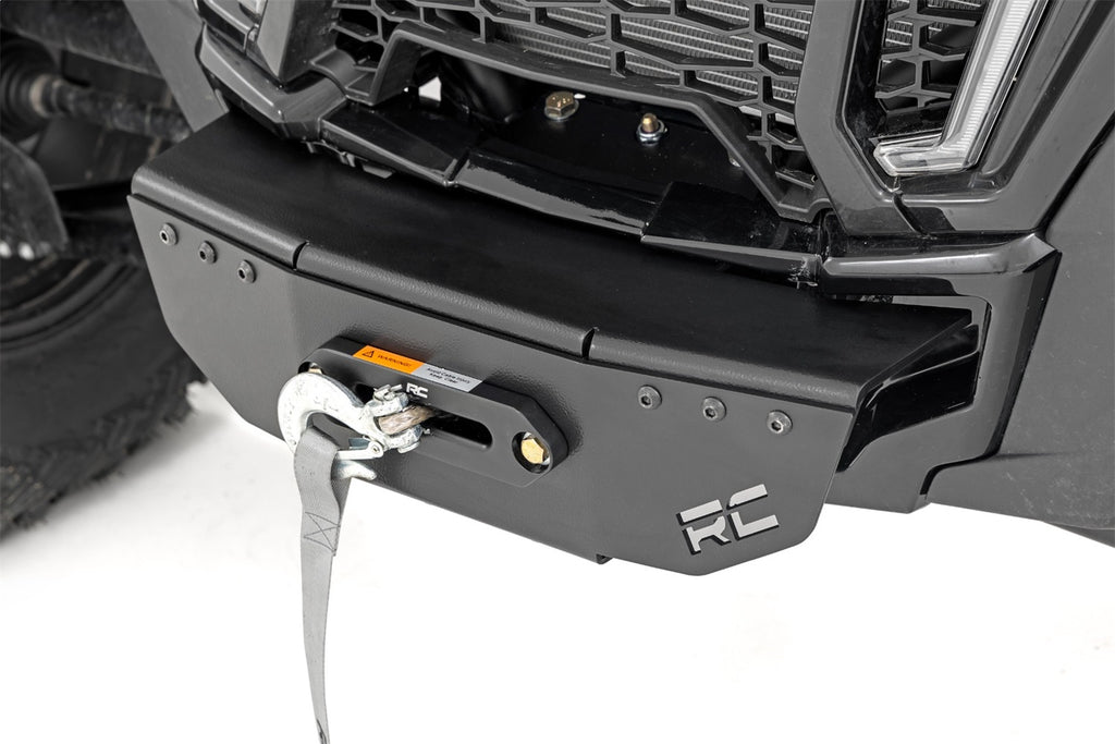 Rough Country 93157 Winch Mounting Plate for Select Polaris RZR Turbo S, Polaris RZR Turbo S Lifted Lime LE, Polaris RZR Turbo S Velocity