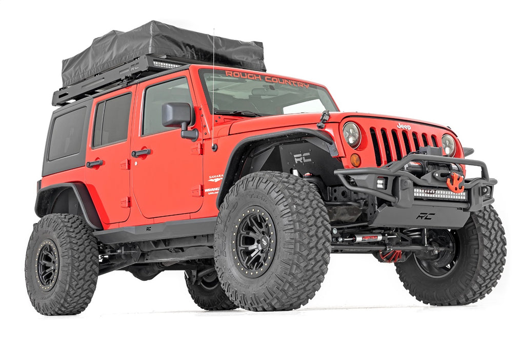 Rough Country 90800 Rock Sliders for Select Jeep Wrangler, Jeep Wrangler JK
