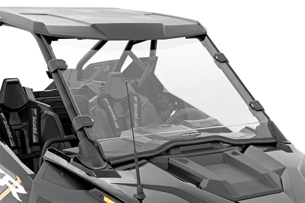 Rough Country 98102010 Windshield for Select Polaris RZR PRO XP, Polaris RZR PRO XP 4, Polaris RZR PRO XP 4 Orange Madness LE, Polaris RZR PRO XP 4 Premium, Polaris RZR PRO XP 4 Sport, Polaris RZR PRO XP 4 Ultimate, Polaris RZR PRO XP Orange Madness LE,