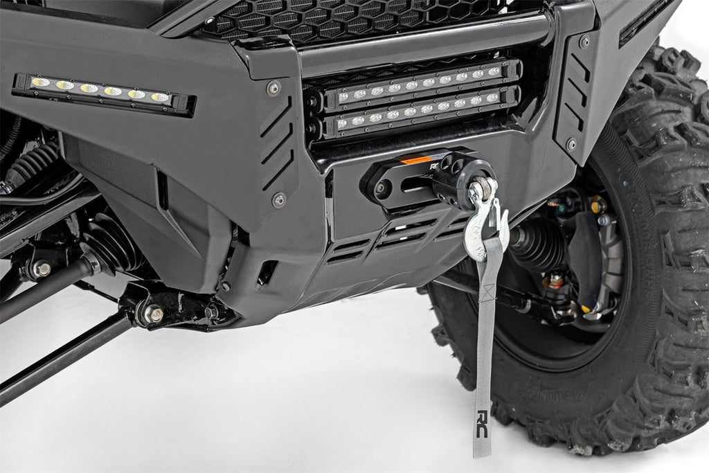 Rough Country 92069 Winch Mounting Plate for Select Honda SXS1000M3 Pioneer 1000, Honda SXS1000M3 Pioneer Deluxe, Honda SXS1000M3 Pioneer Limited Edition, Honda SXS1000M5 Pioneer 1000-5, Honda SXS1000M5 Pioneer 1000-5 Deluxe, Honda SXS1000M5 Pioneer