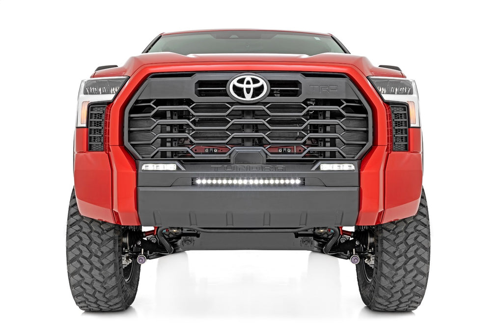 Rough Country 71077 LED Light Bar Bumper Mounting Brackets for Select Toyota Tundra