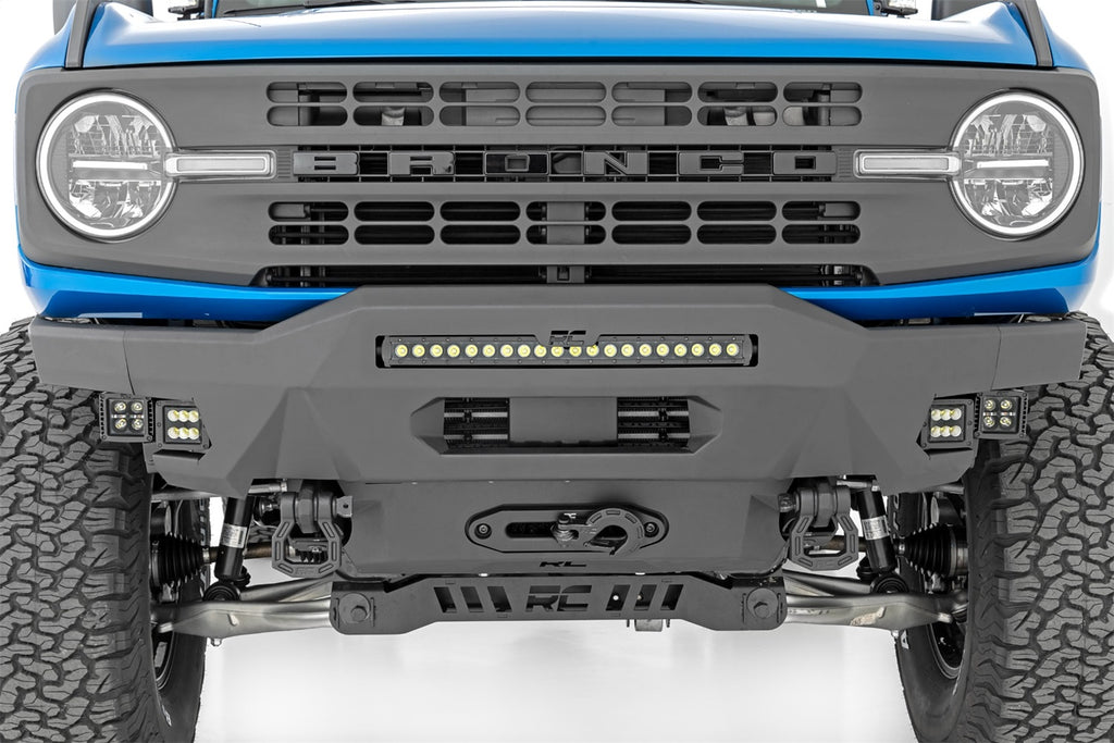 Rough Country 51084 LED Front Bumper for Select Ford Bronco