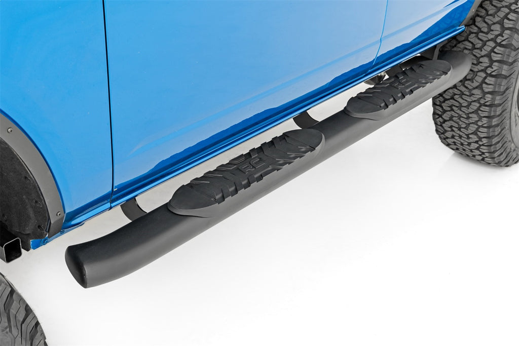 Rough Country 21011 Oval Nerf Step Bar for Select Ford Bronco