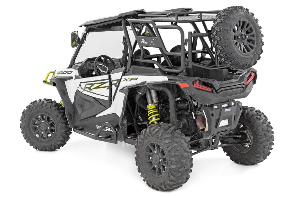 Rough Country 93141 Cargo Rack for Select Polaris RZR XP 1000, Polaris RZR XP EPS, Polaris RZR XP EPS DYNAMIX Edition, Polaris RZR XP EPS Desert Edition, Polaris RZR XP EPS Fox Edition, Polaris RZR XP EPS Gold Matte Metallic LE, Polaris RZR XP EPS High