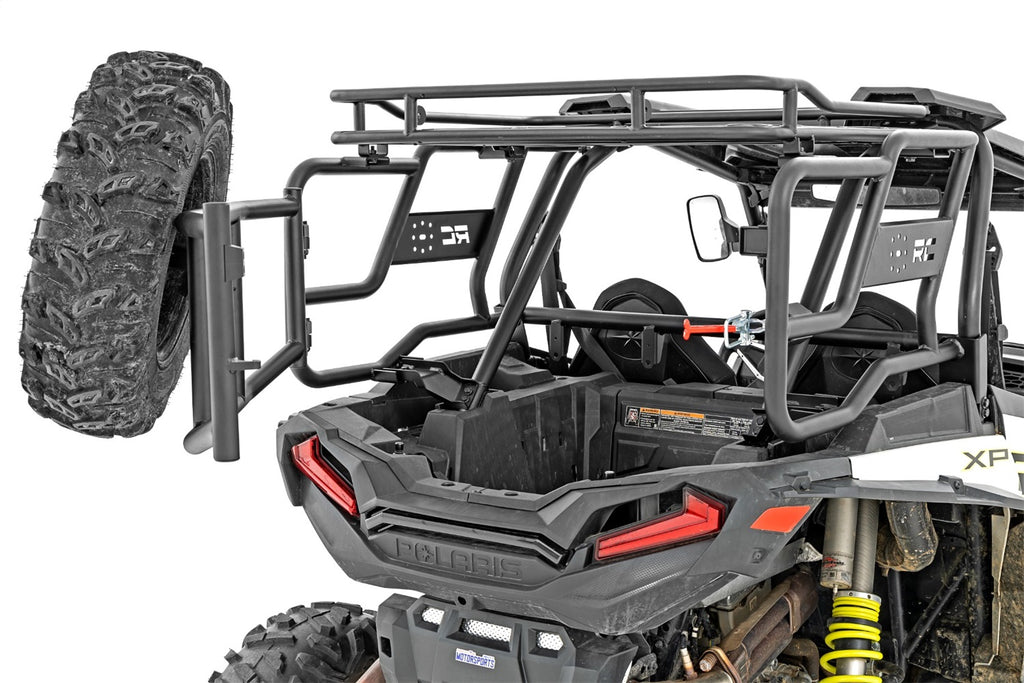 Rough Country 93141 Cargo Rack for Select Polaris RZR XP 1000, Polaris RZR XP EPS, Polaris RZR XP EPS DYNAMIX Edition, Polaris RZR XP EPS Desert Edition, Polaris RZR XP EPS Fox Edition, Polaris RZR XP EPS Gold Matte Metallic LE, Polaris RZR XP EPS High