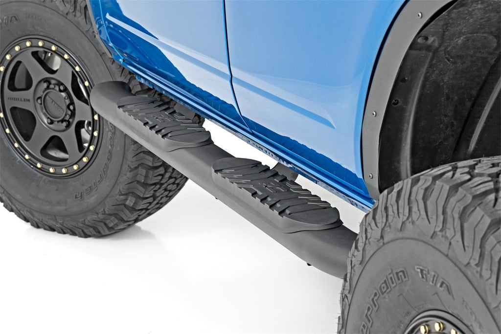 Rough Country 21011 Oval Nerf Step Bar for Select Ford Bronco